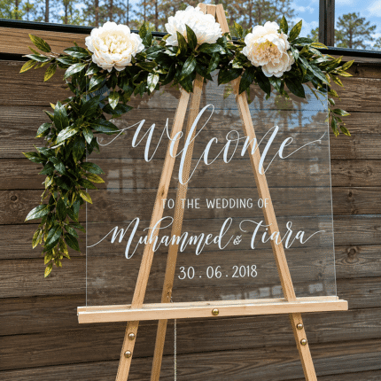 Acrylic Welcome Sign