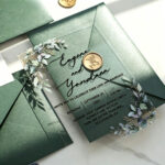 Acrylic Wedding Invitation